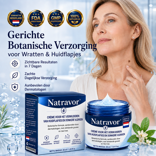 ❤️Natravor® Geavanceerde Corrigerende Crème voor Huidflapjes, Moedervlekken & Vlekken – 7 Dagen Zonder Pijn & Zonder Littekens – Geavanceerde Verzorging voor Huidoneffenheden